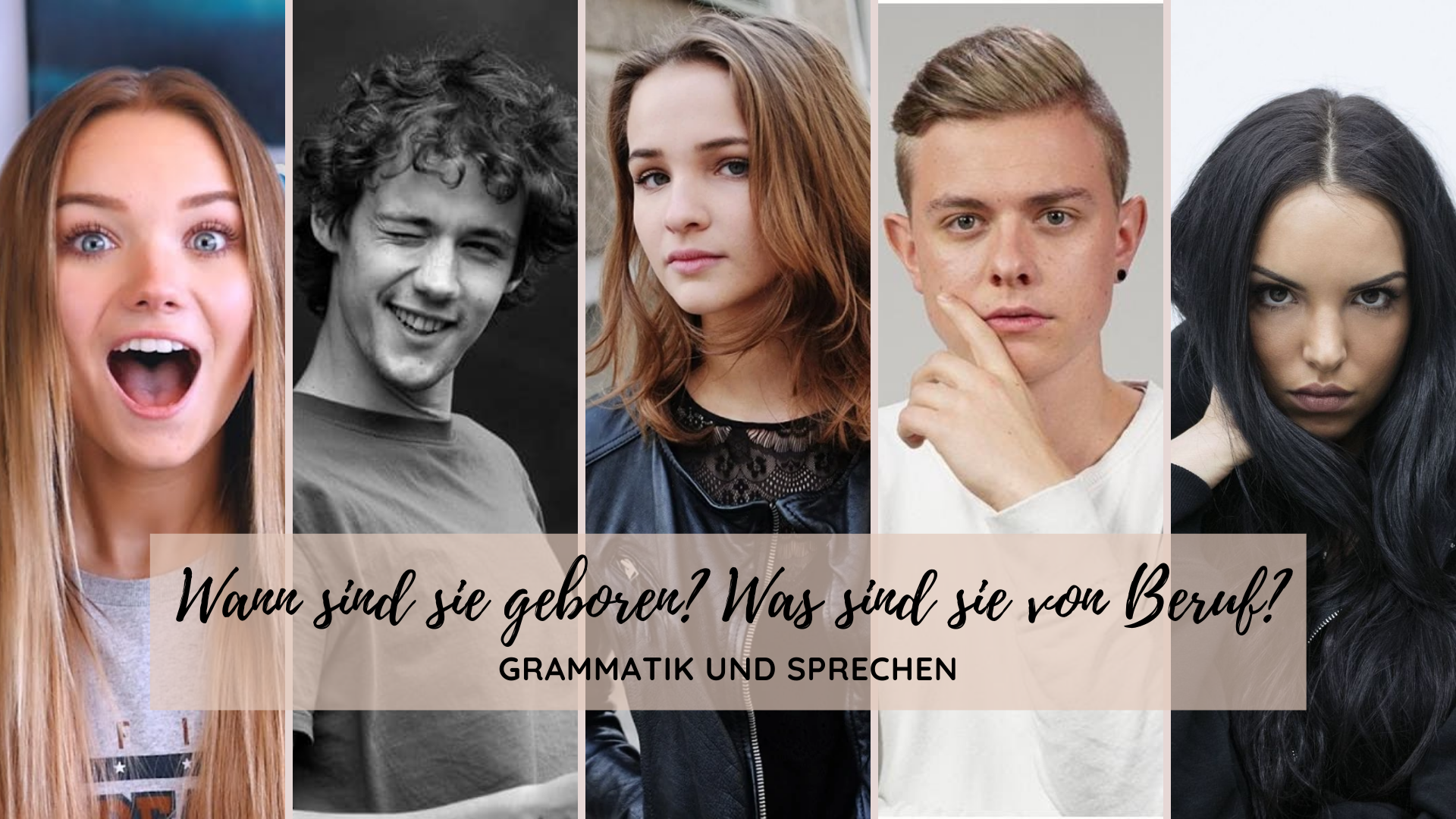 Wann sind sie geboren? Ordinalzahlen